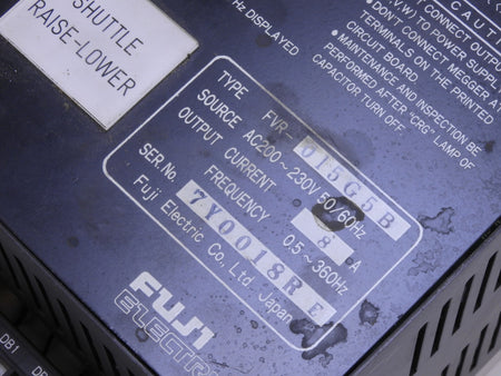 Fuji FVR-G5 FVR-015G5B Variable Frequency Drive AC Drive 2HP AC 200 - 230V 8A