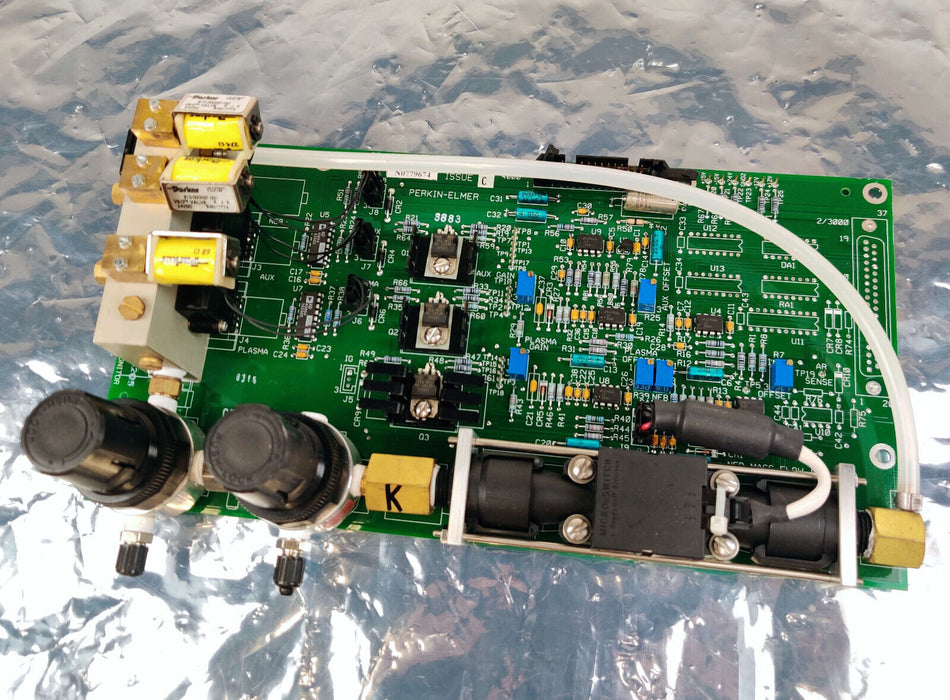 PerkinElmer N0779674 Issue C RF Torch Pneumatics Control Board for Optima Nexion