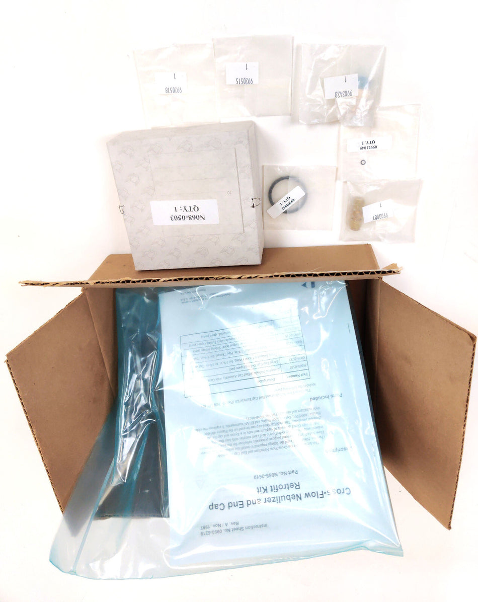 PerkinElmer Optima Avio ICP GemTip Cross-Flow II Neb End Cap KIT N0680610 NEW