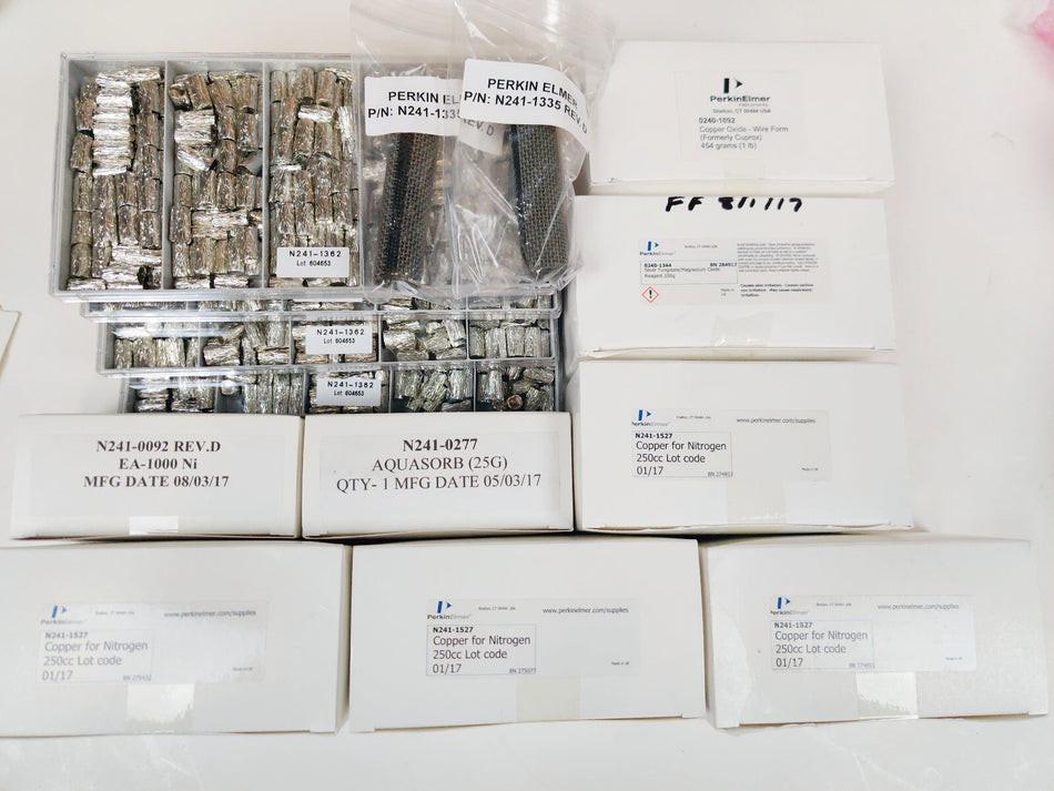 PerkinElmer CHNS/O Reagent Kit, Copper Oxide Wire, Large Tin Capsule NEW