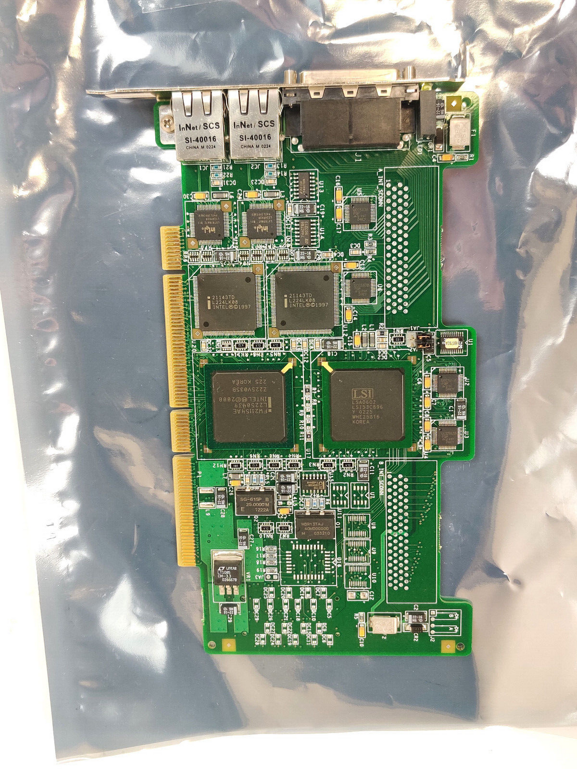 HP A5838-60101 A5838A PCI 2-Port LAN Adapter for HP 9000 rp3410, rp3440 Servers