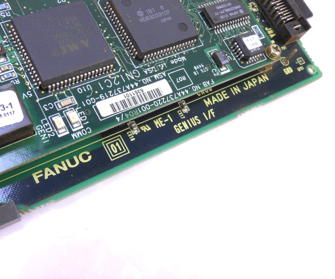 Fanuc A20B-8002-0050 /01A CPU Board w IC660ELB912J Network Interface Module
