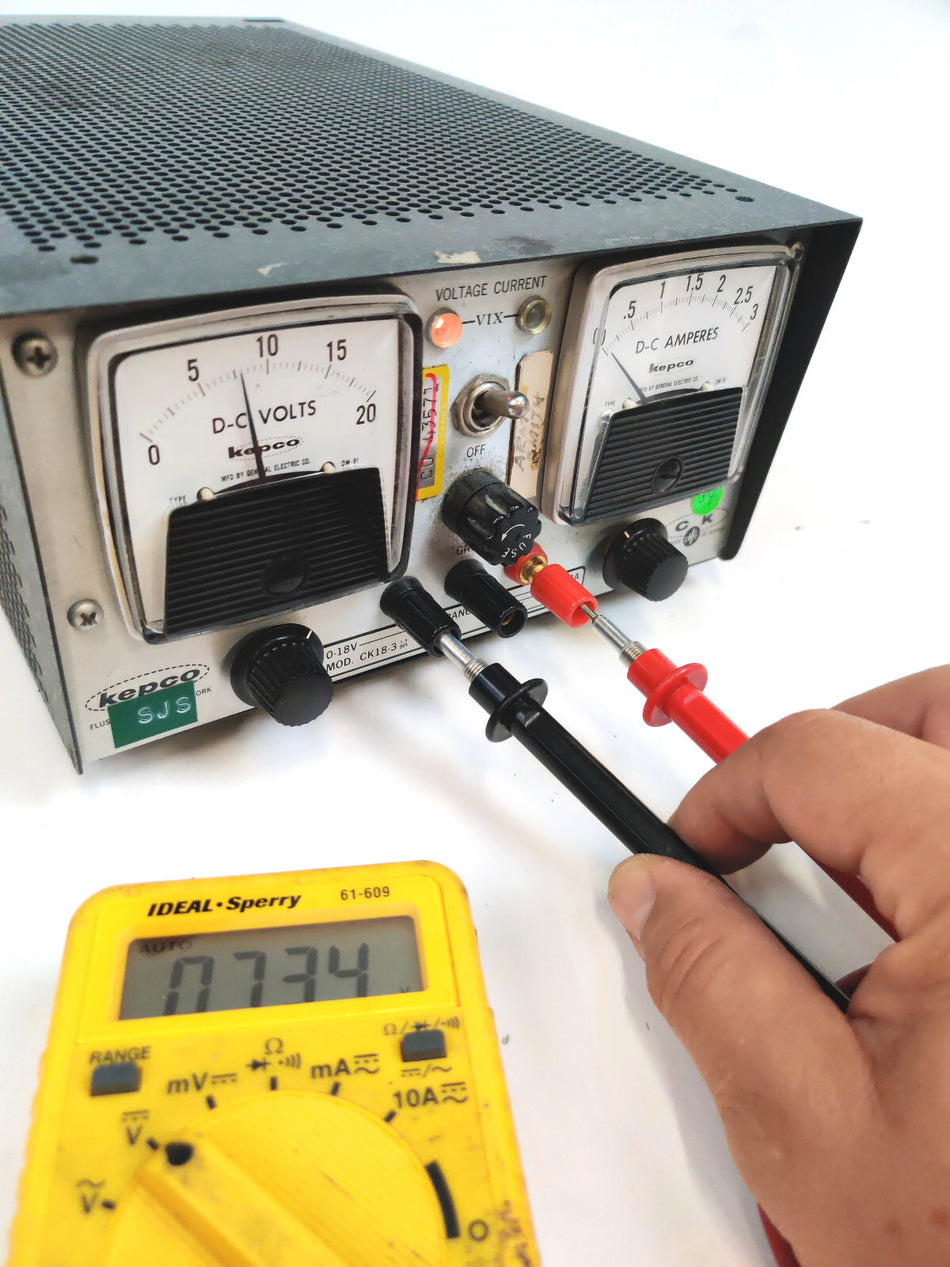 Kepco CK 18-3M Power Supply 18V 3Amps compare ABC 10 Tested