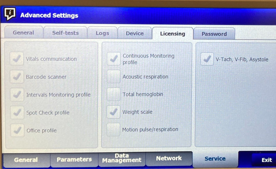 Welch Allyn Connex 6000 Vital Signs Monitor 68NXTX w Nellcor SpO2 CGX Mount 2023
