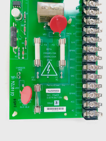 PerkinElmer Clarus 400 GC N6509084 N650-9084 501 Power Distribution Board Iss A