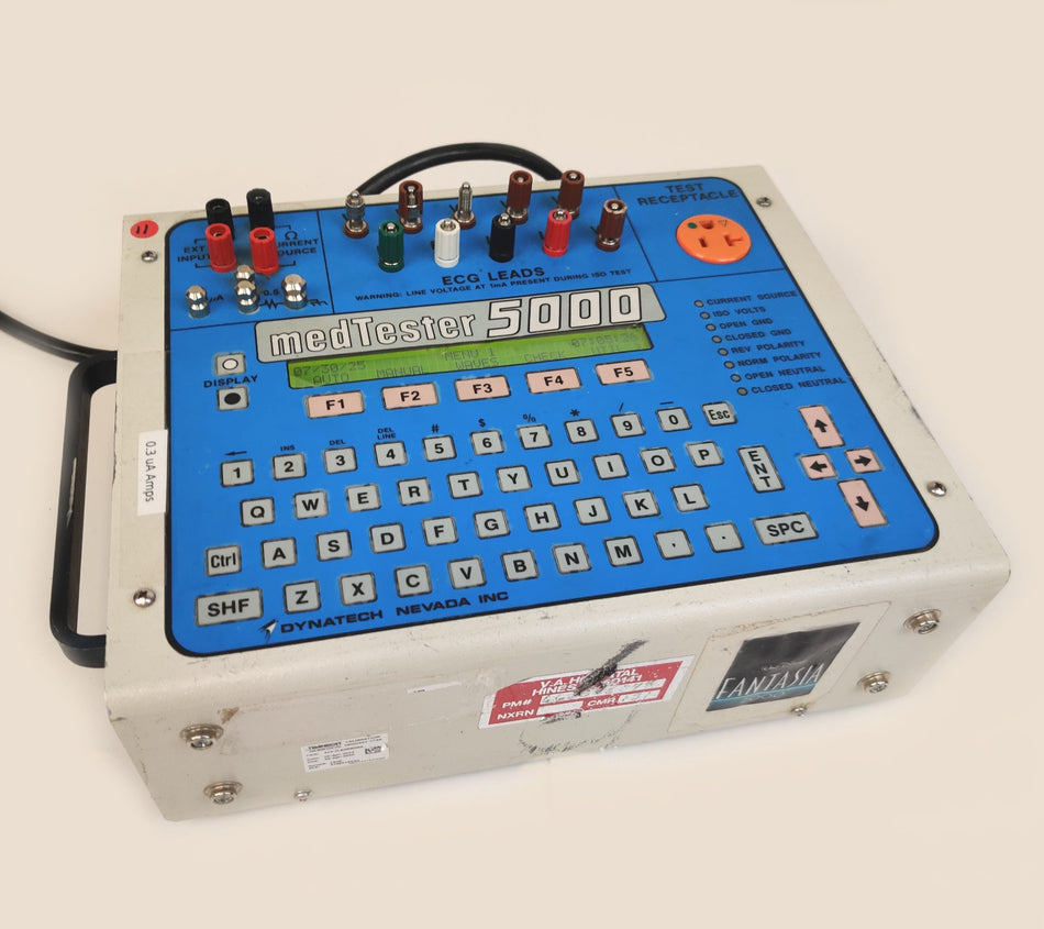 Dynatech DNI Nevada medTester 5000 Automated Electrical Safety Analyzer. Working