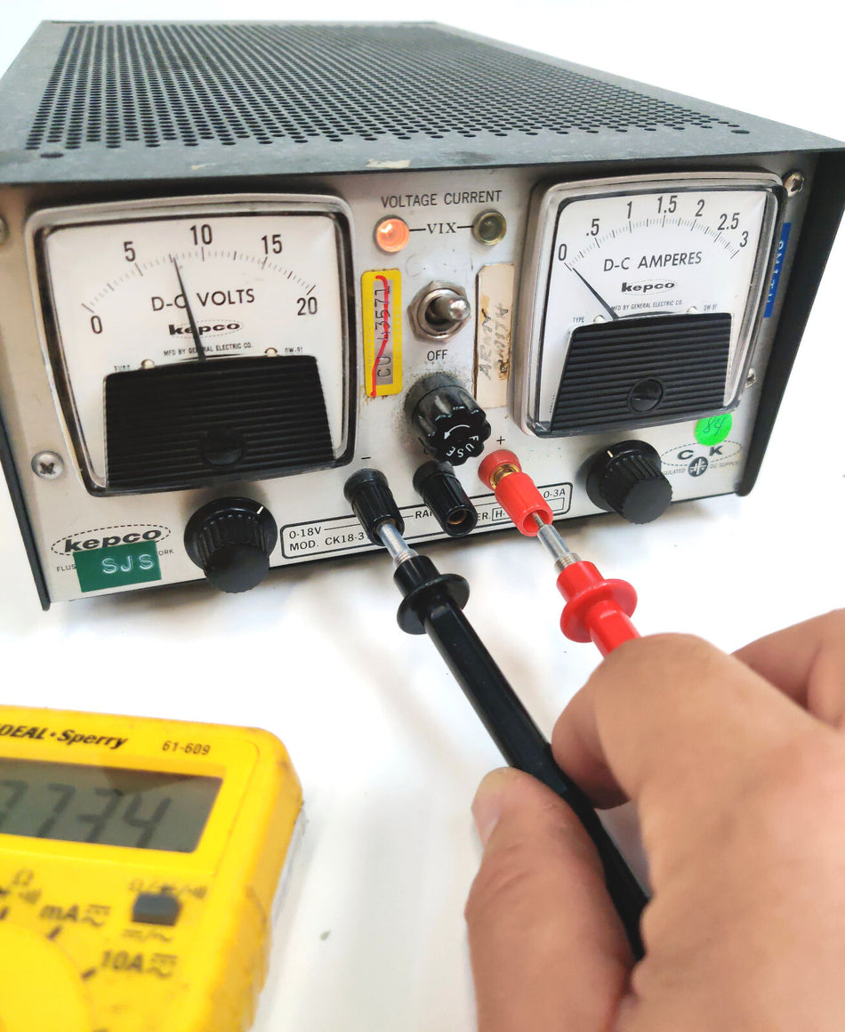 Kepco CK 18-3M Power Supply 18V 3Amps compare ABC 10 Tested