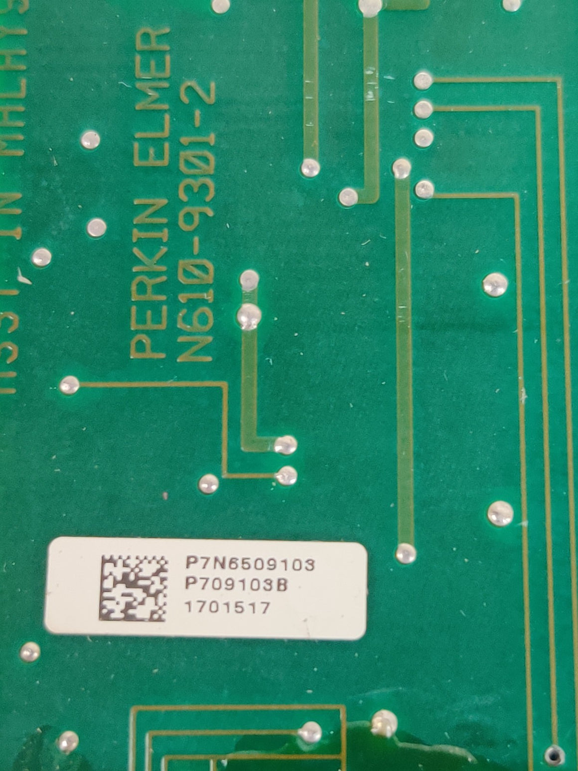 PerkinElmer N6509103 LEGO XDCR Valve Module w Parker EPC-1001 Clarus GC/MS