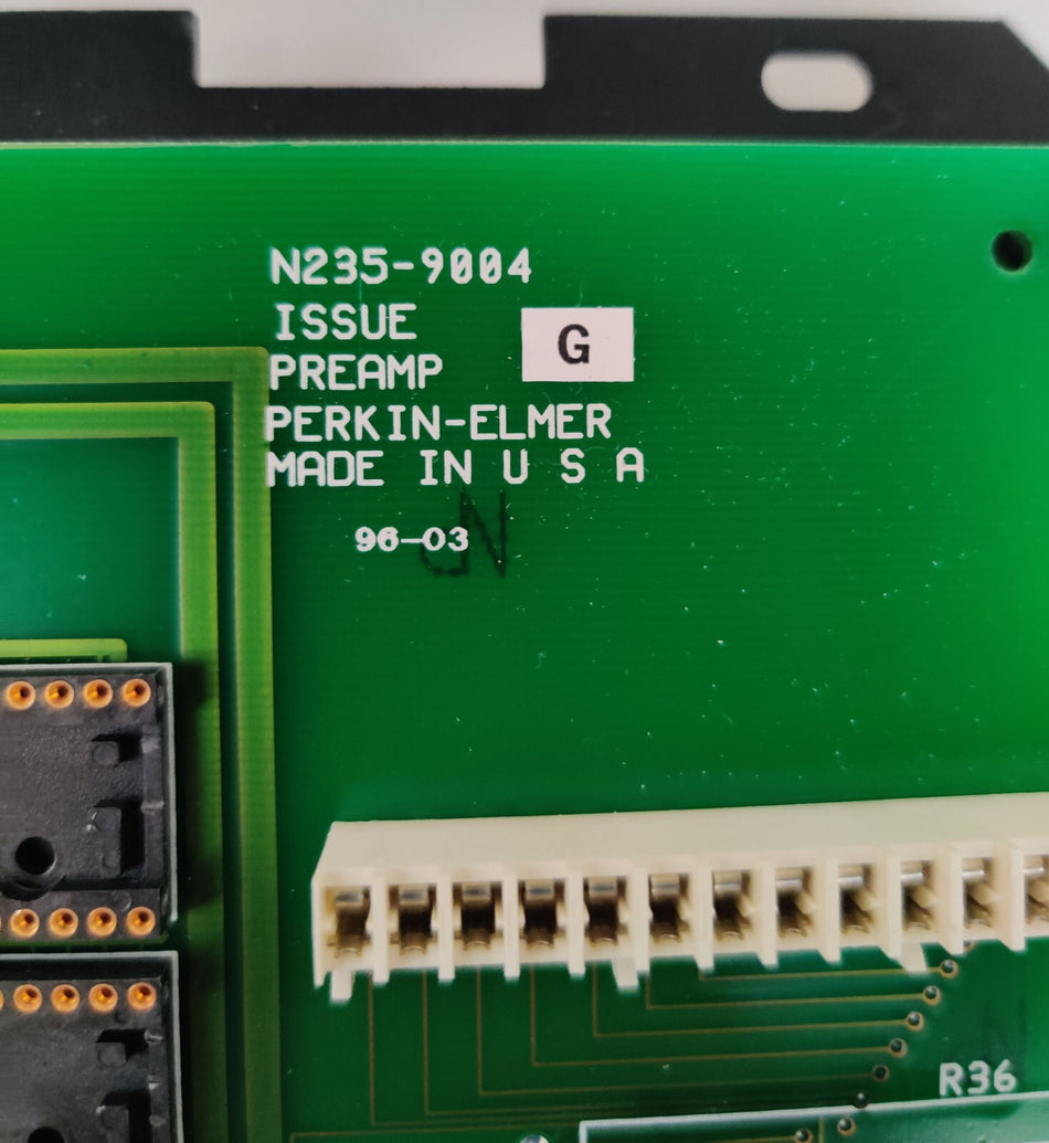 Perkin Elmer LC235 Diode Array Detector Pre Amp PCB N235-9004