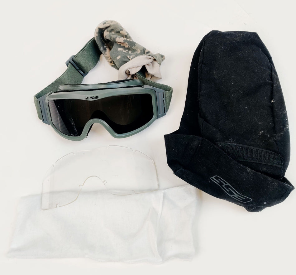 Authentic ESS Eyewear Goggles Land Ops Striker Series Foliage Green