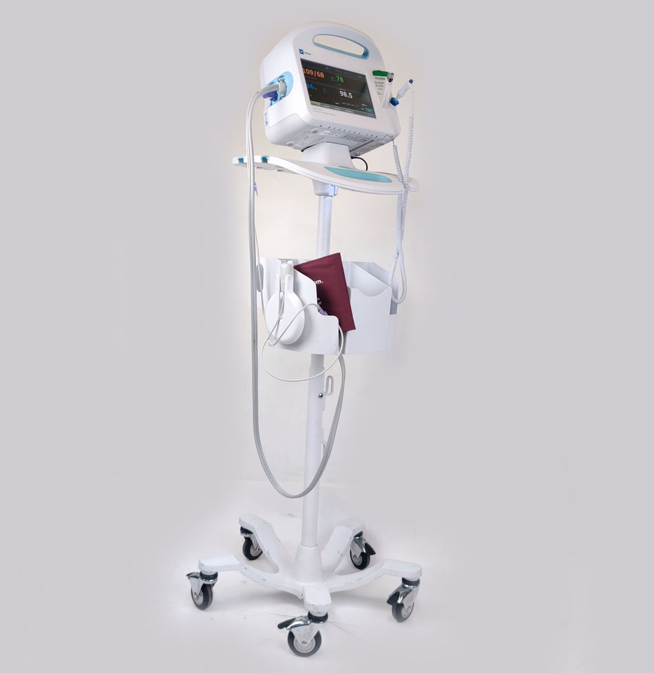 Welch Allyn Welch Allyn Connex 6000 68NXTX Vital Signs Monitor WiFi SpO2 Stand Temp MFD 2023