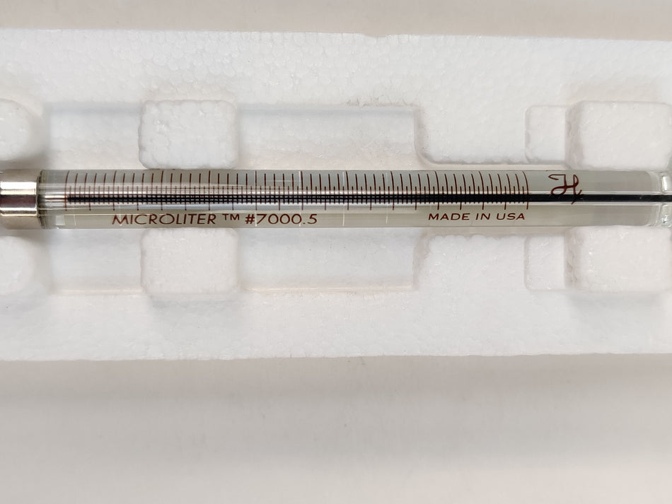 Hamilton Hamilton 86250 0.5 µL Syringe Knurled Hub PerkinElmer Agilent Thermo Autosampler