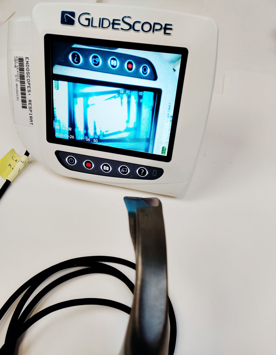 Verathon Glidescope Video Monitor 0570-0338 w Battery, Power Supply Tested