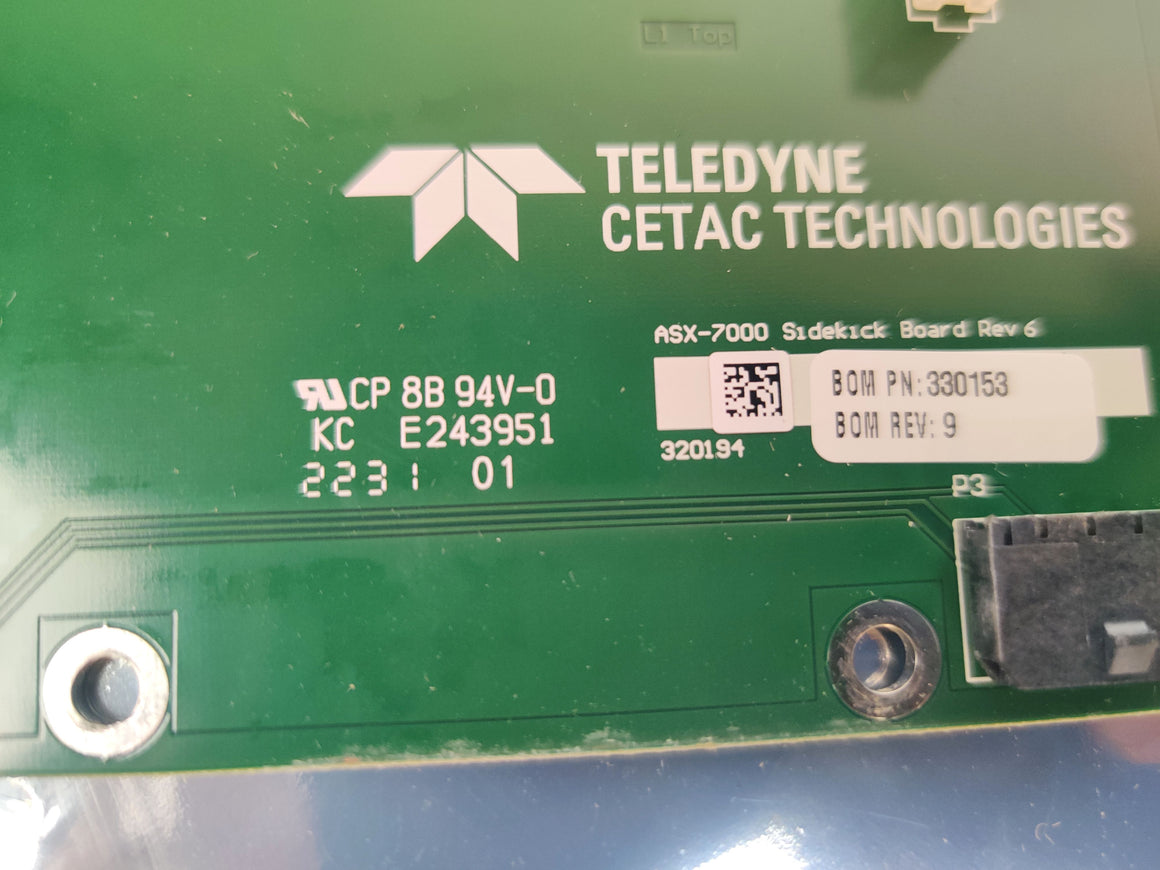 Teledyne Cetac 330153 SideKick Board w 330142 W-Axis Driver Agilent ASX-7000