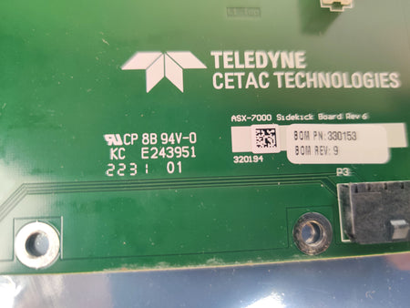 Teledyne Cetac 330153 SideKick Board w 330142 W-Axis Driver Agilent ASX-7000