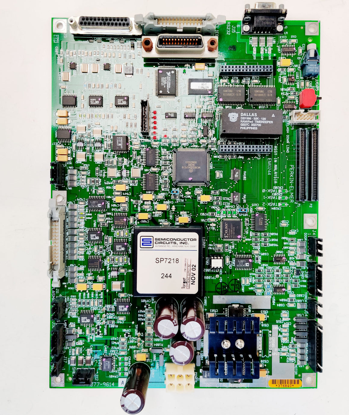 PerkinElmer N0779614 RF Controller Board CTRLR/LIMIT IEEE rev A Optima - 