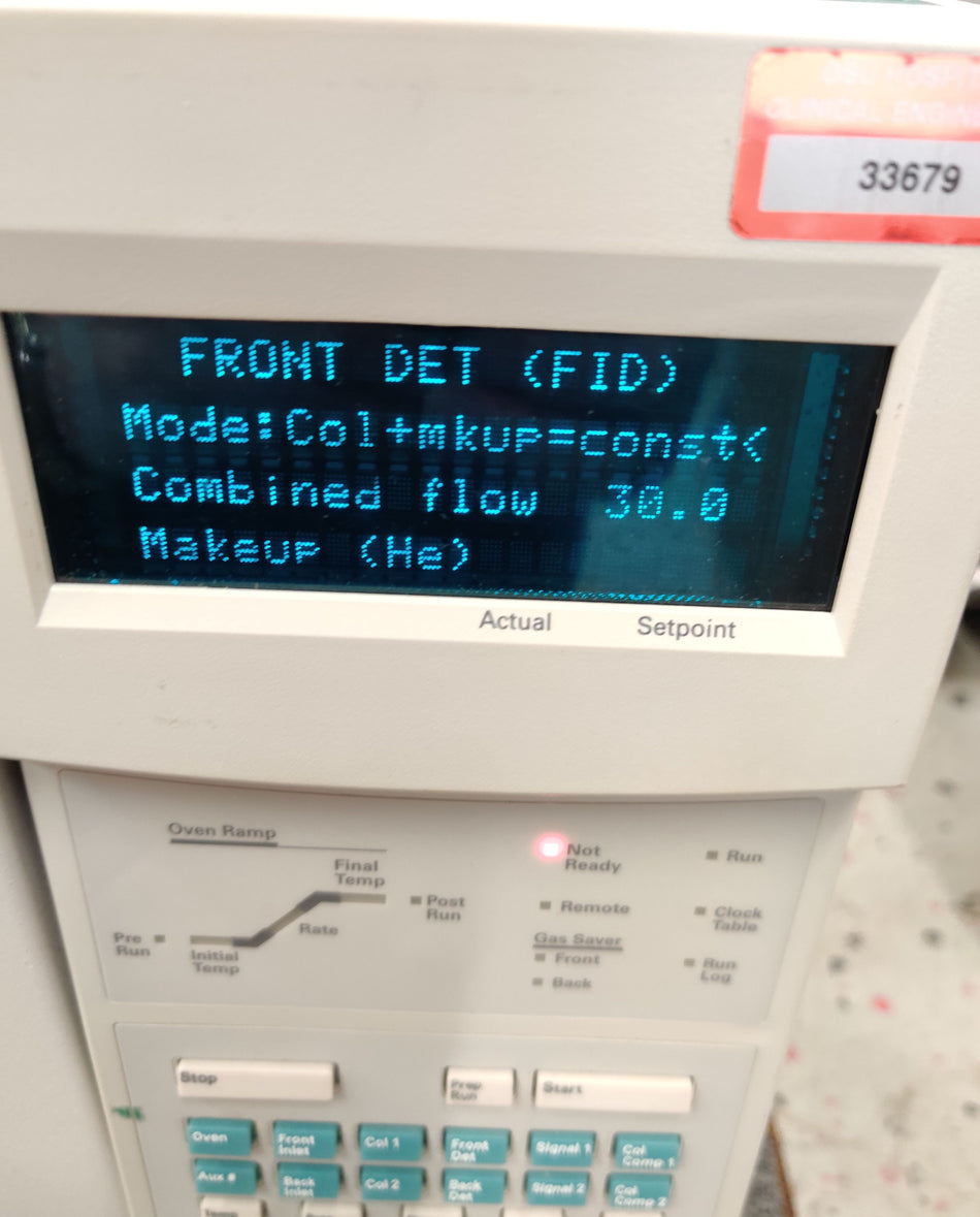 Agilent 6890N Network Gas Chromatograph with FID Detector & S/SL Injector Tested
