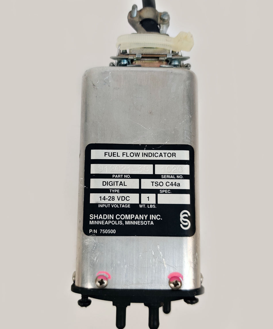 Shadin Fuel Flow Indicator Digital 14-28VDC 750500 P/N 912021-38