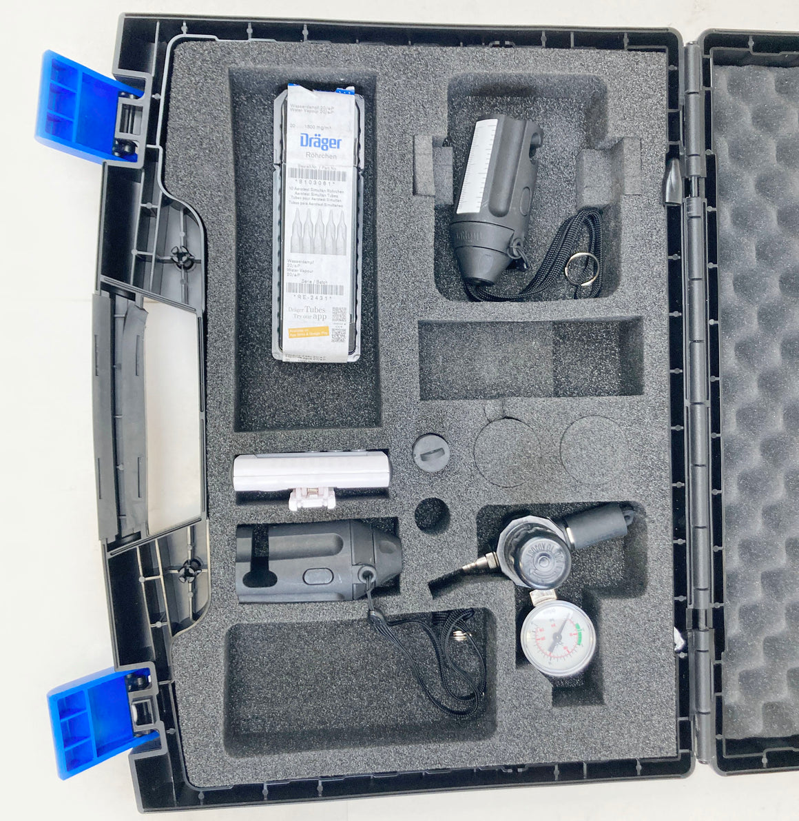 Drager Aerotest Simultantest CO2 Breathing Gas Monitoring Test KIT