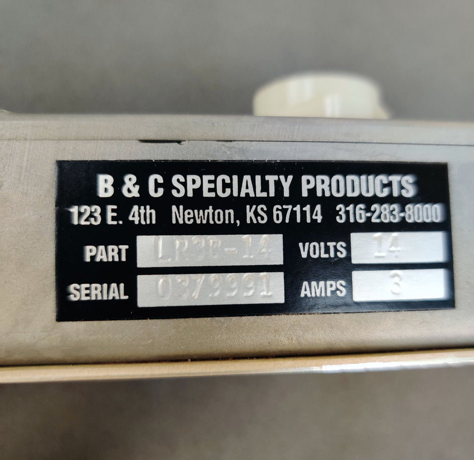 B&C Speciality Products 14V 3A Aircraft Voltage Regulator LR3B-14