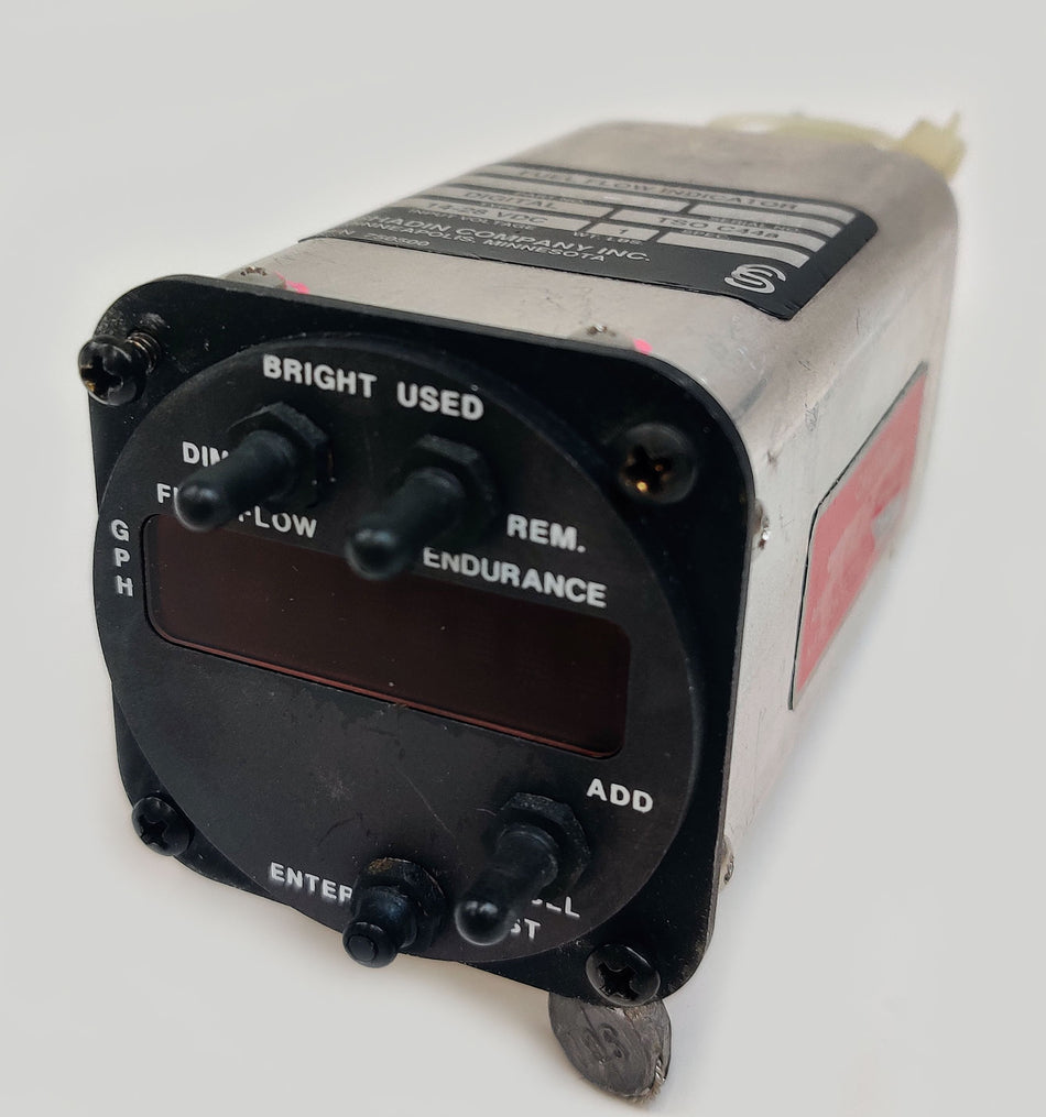 Shadin Fuel Flow Indicator Digital 14-28VDC 750500 P/N 912021-38