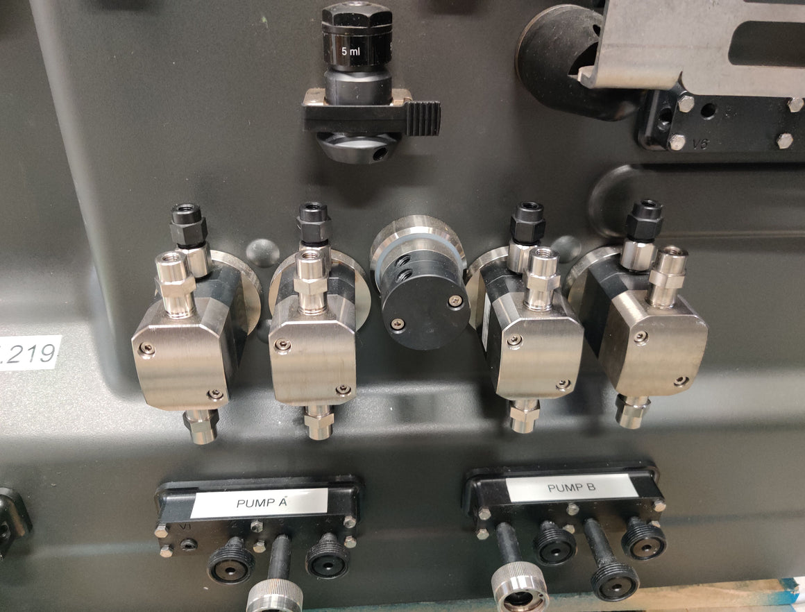 GE Cytiva AKTA Pilot FPLC Fast Protein Liquid Chromatograph Calibrated by Cytiva Until July 31