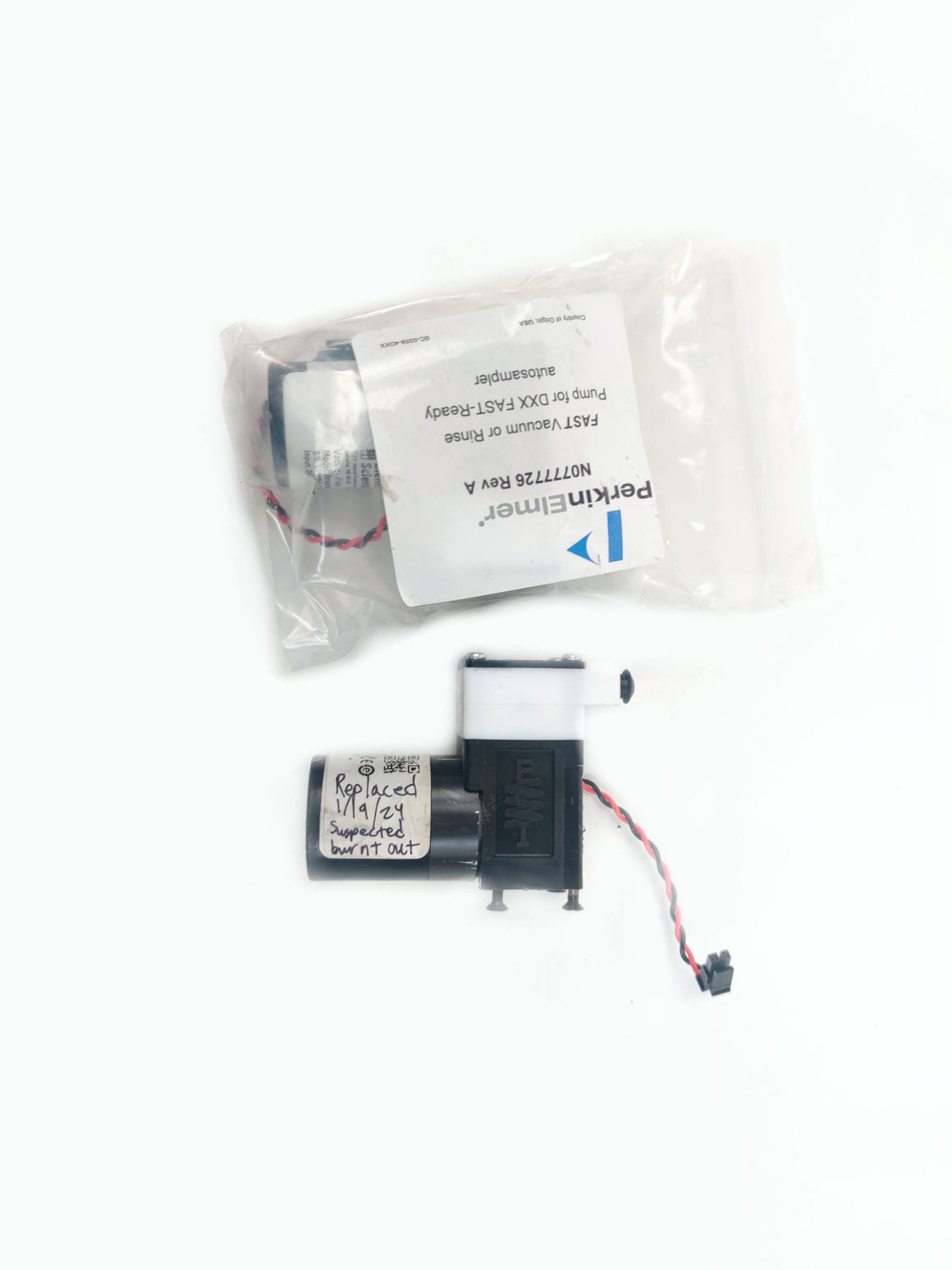 ESI Brushless TSP Vacuum Pump DX FAST Autosampler PerkinElmer N0777726 *Parts