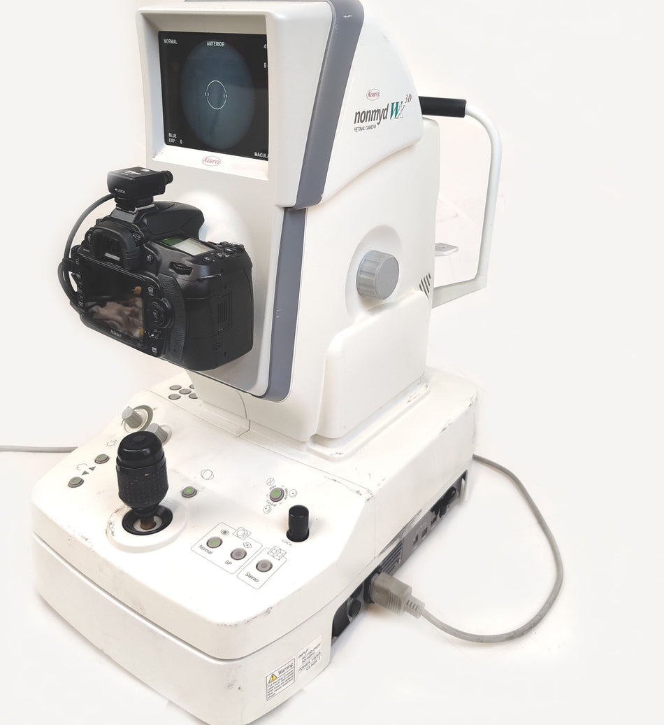 Kowa Nonmyd WX-3D Simultaneous Stereoscopic Retinal Camera w Nikon D90 Camera