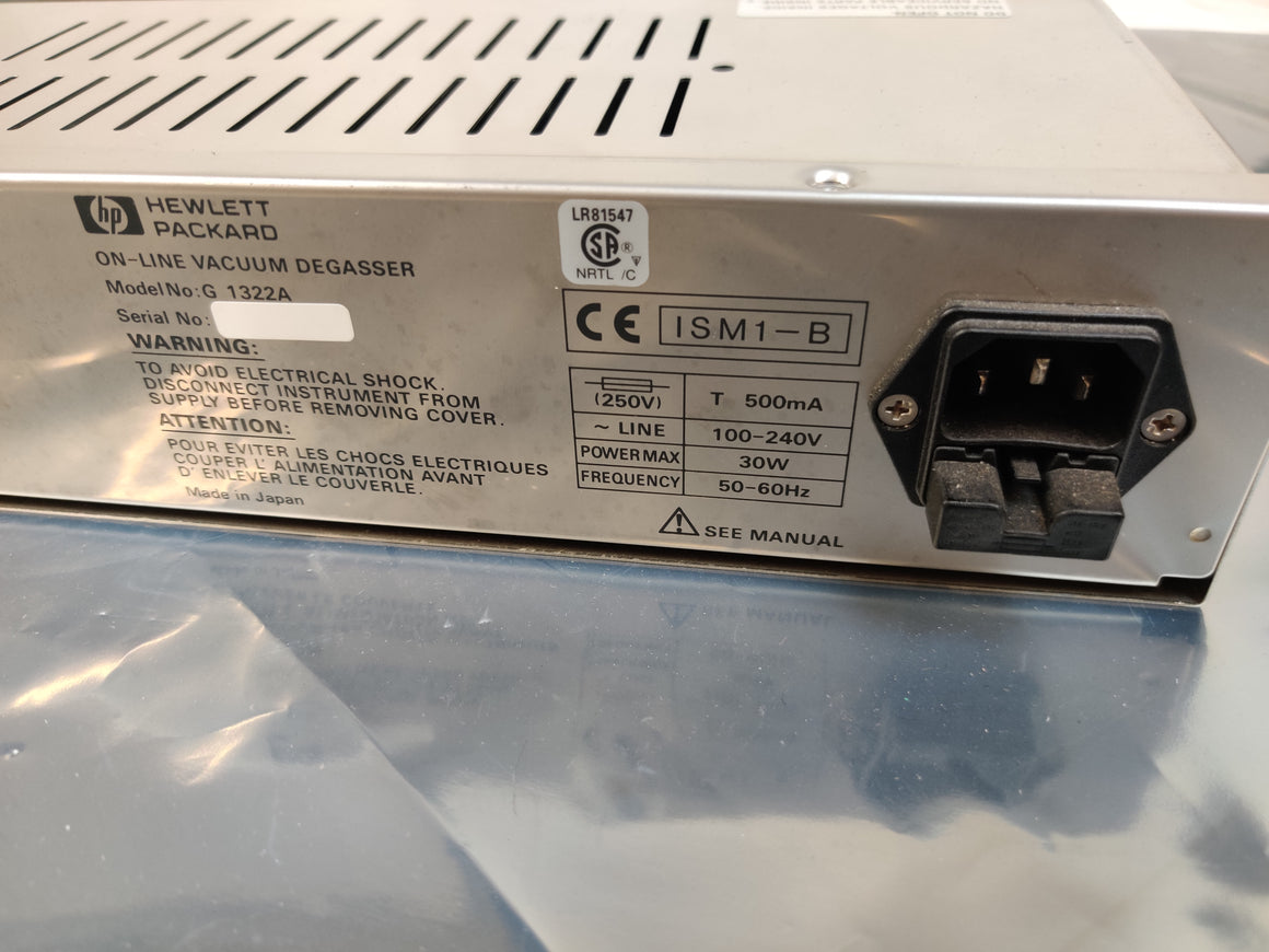 Agilent Micro Vacuum Degasser Power Supplyt G1322A G1379A G1322-66500 Tested