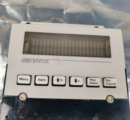 Agilent 5973N MSD Display G2589-60002 w/ Keypad & G2589-60031 Ribbon Cable Tested