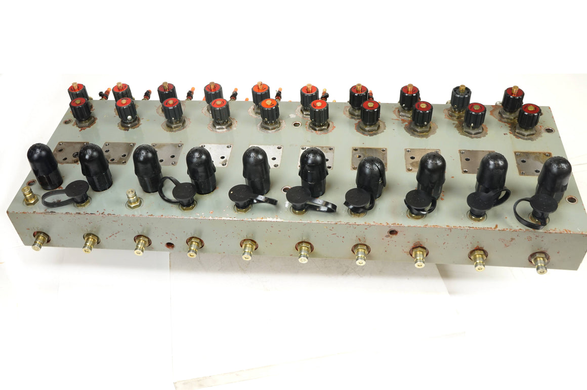 Bosch Rexroth AGA-2347-0-D Station Manifold for 10 Hydraulic Valves M-3SE6