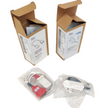 Masimo 1863 SpO2-Sensor, wiederverwendbarer Adult-Clip mit rotem LNC-04 Adapterkabel