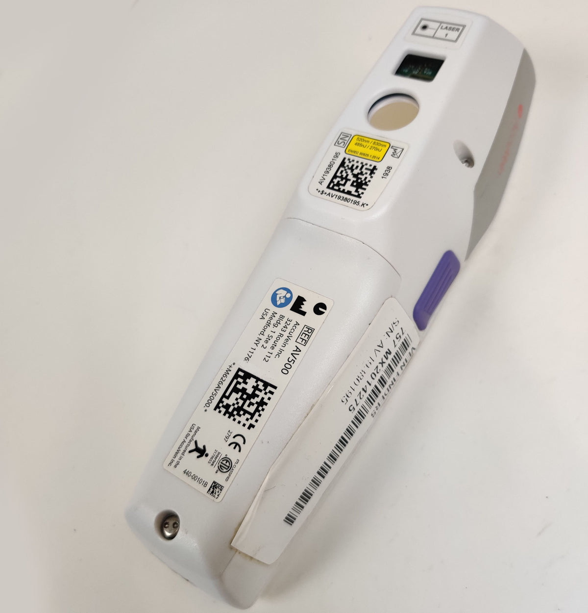Accuvein AV500 Portable UV Light Vein Finder with Stand, Charger, - 