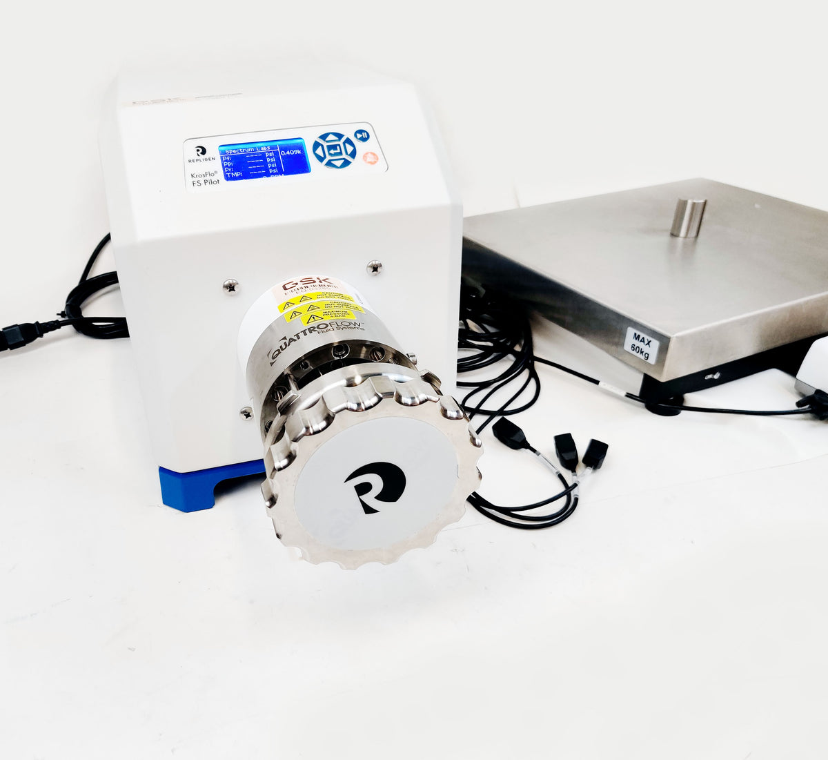 Spectrum Labs Repligen KrosFlo TFF System Pump with Head, Scale Masterflex 74000 - 