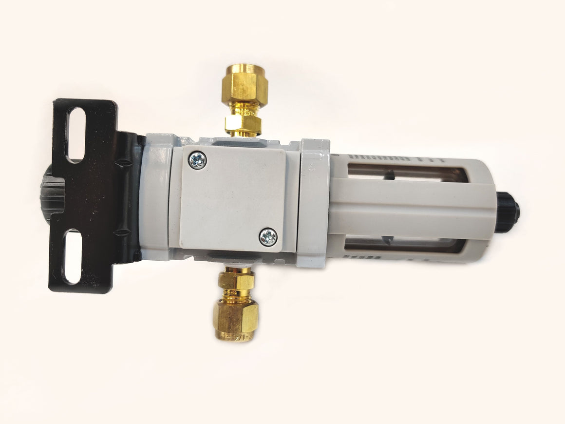 Air Filter-Regulator Piggyback 1/4" NPT 145 PSI compare Parker 06E18A11AC