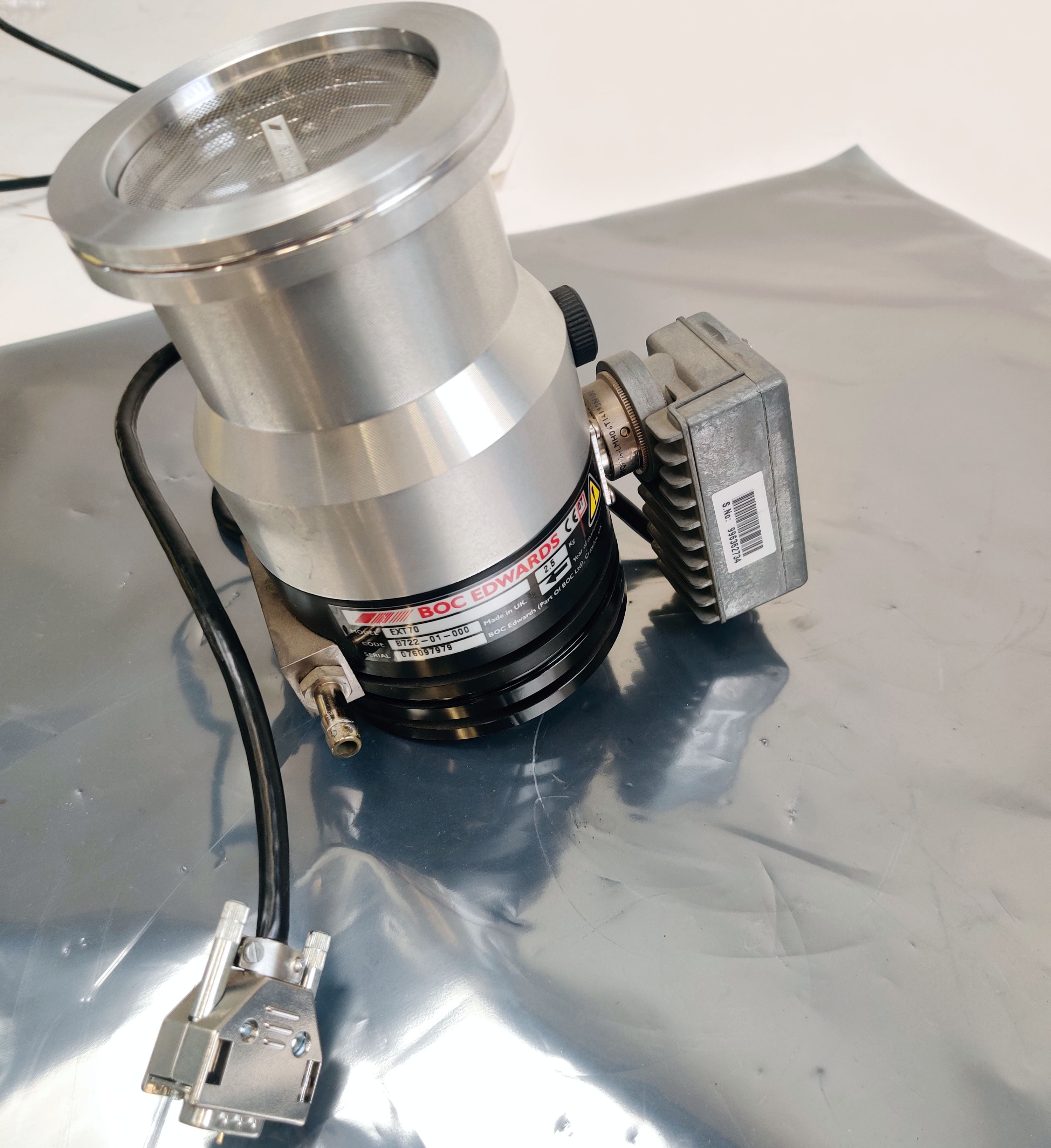 Edwards BOC EXT 70 DN 63 ISO-K Vacuum Turbo Pump with D39643000 Lon Interface - 