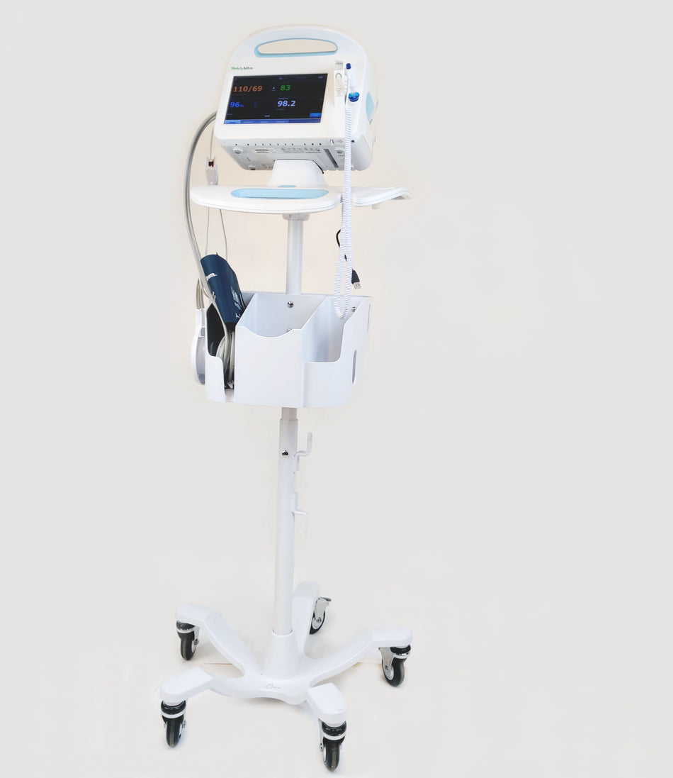 Welch Allyn Connex 6000 Vital Signs Monitor 65NXTX, NIBP, SPO2, Cuff & Stand