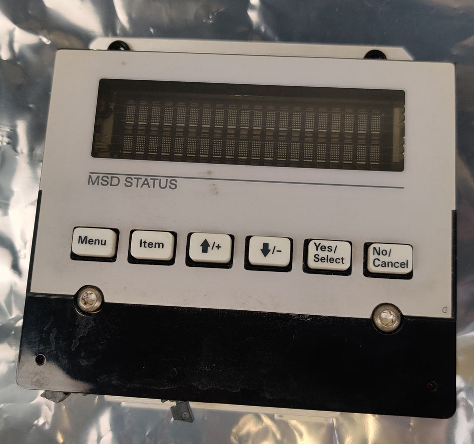 Agilent 5973N MSD Display G2589-60002 w/ Keypad & G2589-60031 Ribbon Cable Tested