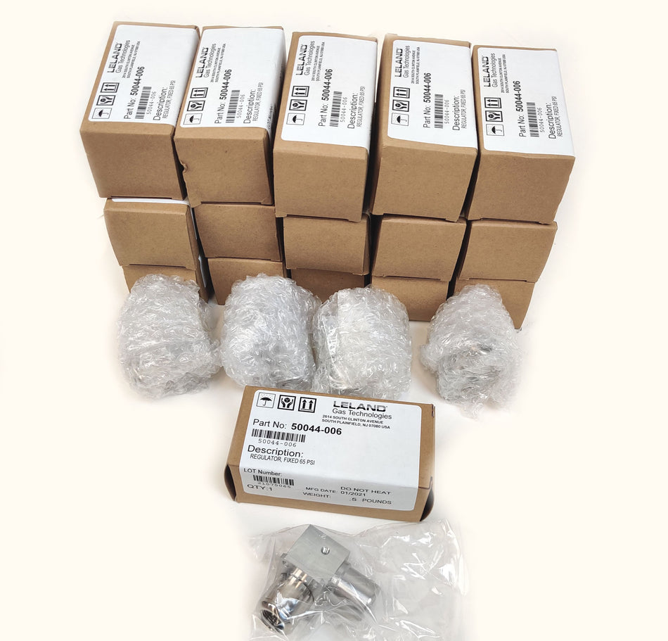 Leland Gas Regulator Fixed Pressure 65 Psi 1/8NPT 50044 LOT OF 24 Aircraft