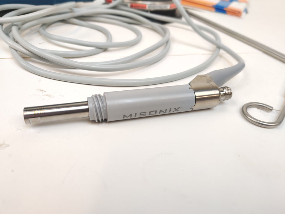 Misonix SonicOne E-ASO22 Console System w Handpiece, E-CWRCH Wrench and Foot Pedal