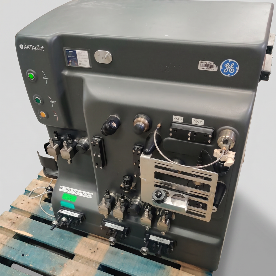 GE Cytiva AKTA Pilot FPLC Fast Protein Liquid Chromatograph Valid Calibration