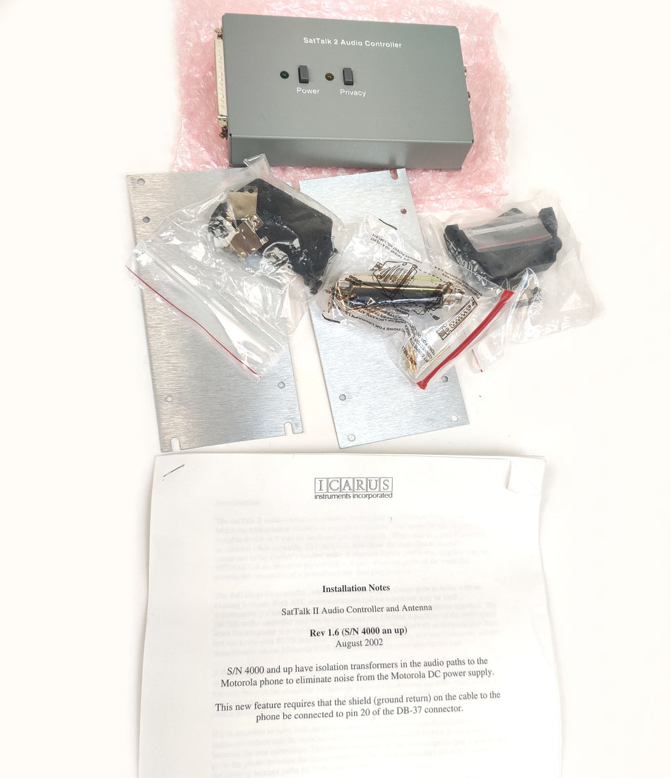 Icarus Instruments SatTalk 2 Audio Controller and Antenna SST-500