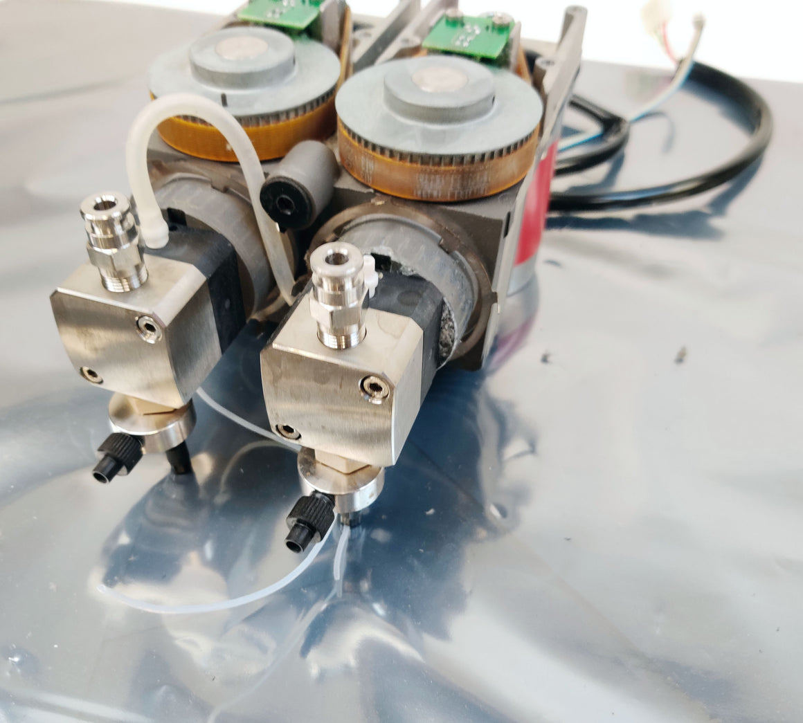 GE Cytiva AktaXpress AKTA Crossflow P-900 10ml Pump Head w Motor 6600R165 Tested