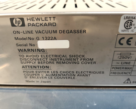 Agilent Micro Vacuum Degasser Power Supplyt G1322A G1379A G1322-66500 Tested