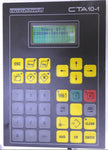 Interfaz de operador del controlador servo Indramat Trans 01-D CTA10-1B-001-FW en funcionamiento