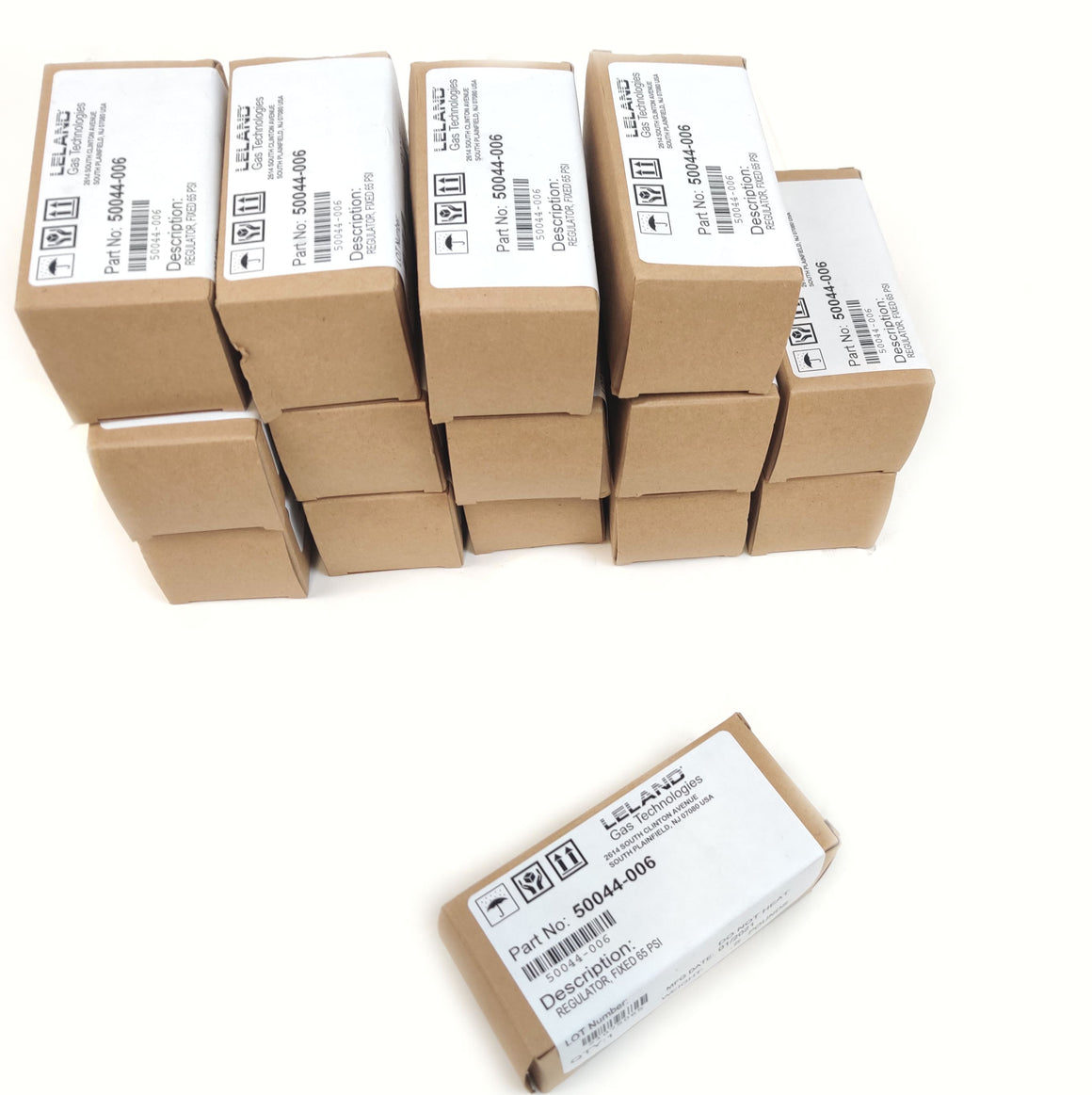Leland Gas Regulator Fixed Pressure 65 Psi 1/8NPT 50044 LOT OF 24 Aircraft