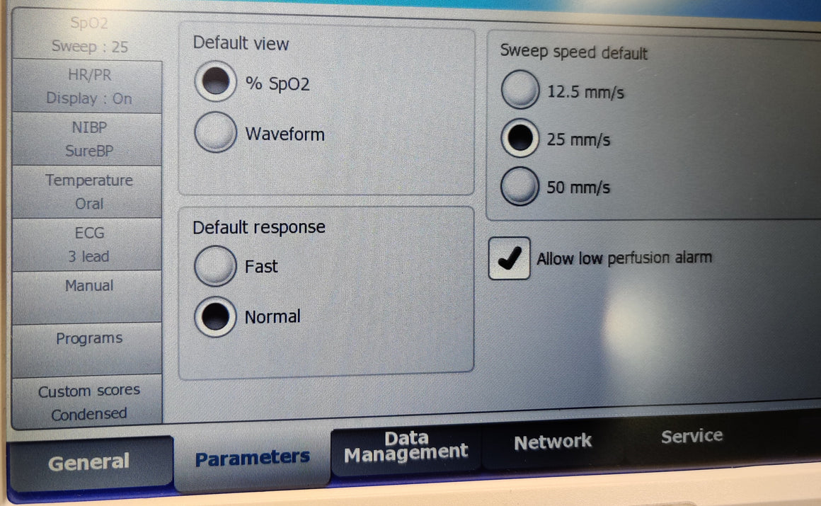 Welch Allyn Connex 6000 Vital Signs Monitor 64NTXX, NIBP, SPO2, Cuff & - 