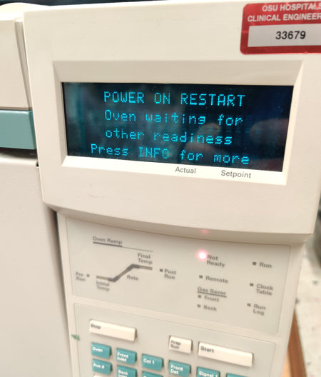 Agilent 6890N Network Gas Chromatograph with FID Detector & S/SL Injector Tested
