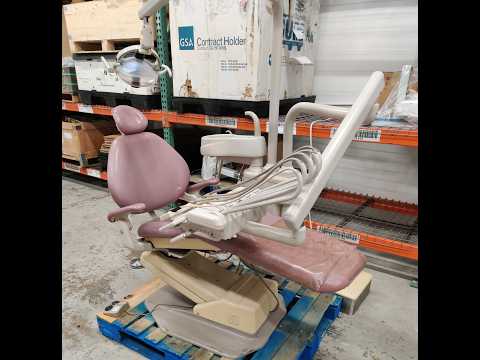 A-Dec Cascade 1040 Dental Chair w 6300 Unit Light, Cuspidor & Delivery