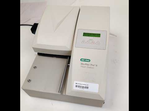 Bio-Rad Bio-Plex Pro II Microplate Wash Station 30034377 w Plate Carrier &